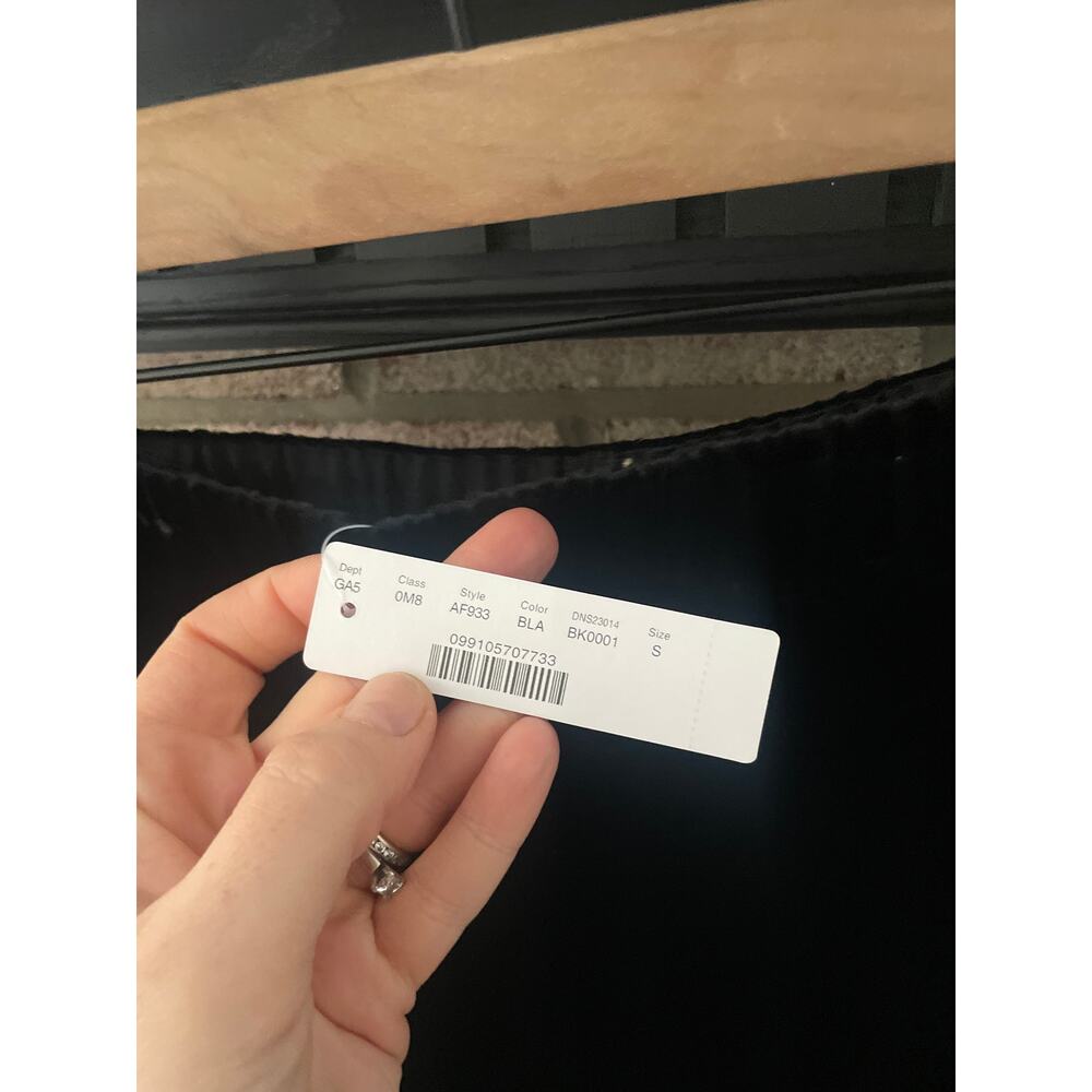 ☀️SALE☀️ J. Crew | Black Velvet Midi Skirt Small Velour Split Leg Velveteen - Picture 5 of 7